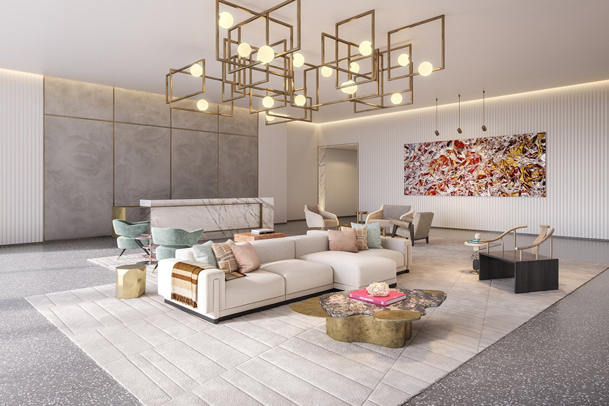 Reception, The Broadway Development by N. Studio.