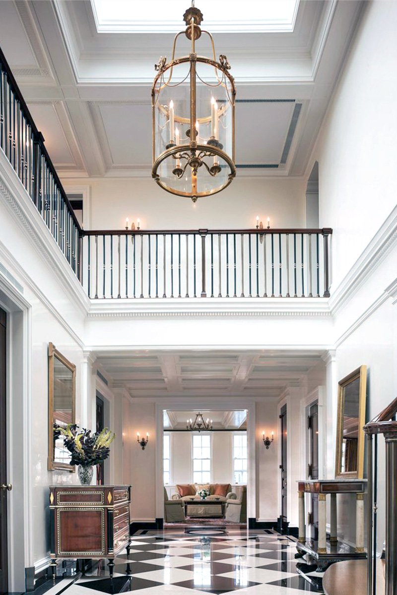 Hall, New York Residence by John B Murray Architect. Photography by Durston Saylor. Hall, New York Residence by John B Murray Architect. Photography by Durston Saylor.