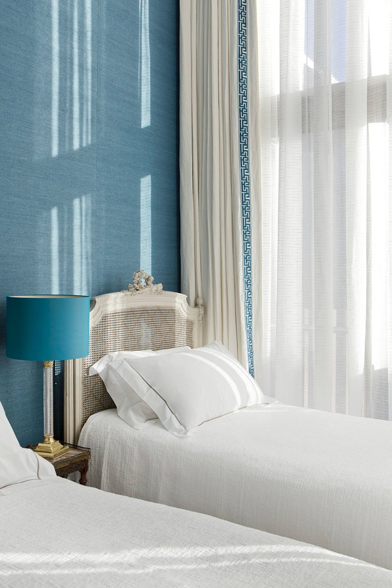 Bedroom, Pearson Square, Fitzroy Place, Fitzrovia, London by Kelling Designs