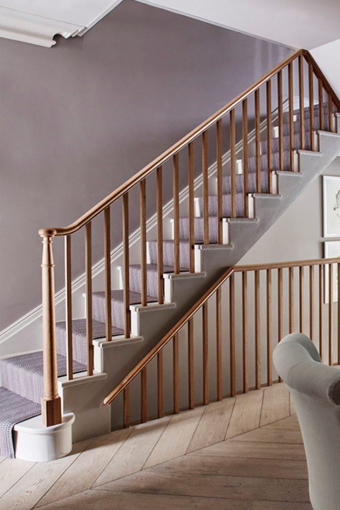 Pared back staircase design for a townhouse Parsons Green, Fulham, London by Sims Hilditch